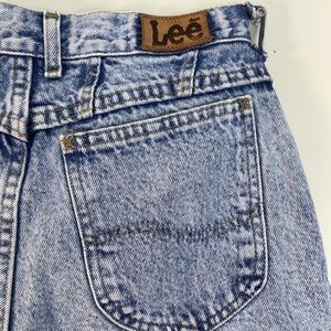 Lee acid wash, high rise vintage jeans